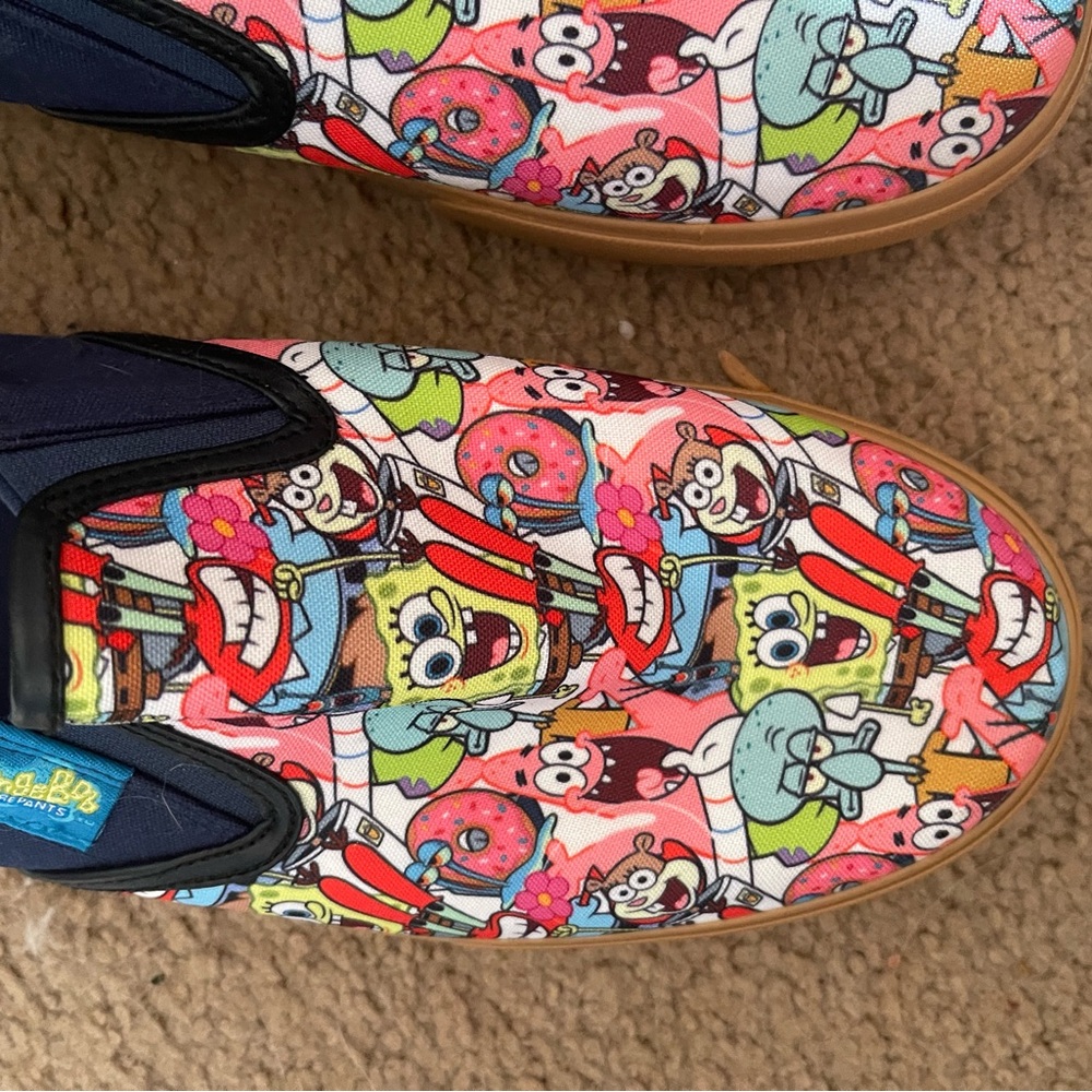 SpongeBob Square pants slip-on “The Krusty Krab”. - Picture 2 of 7
